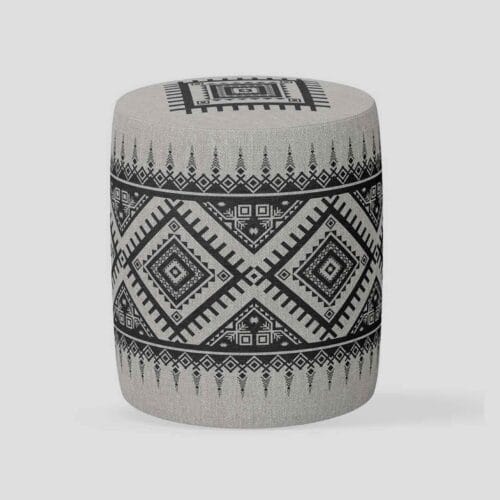 POUF-SH-139 بف دائري قماش بتصميم عصري – موديل 139