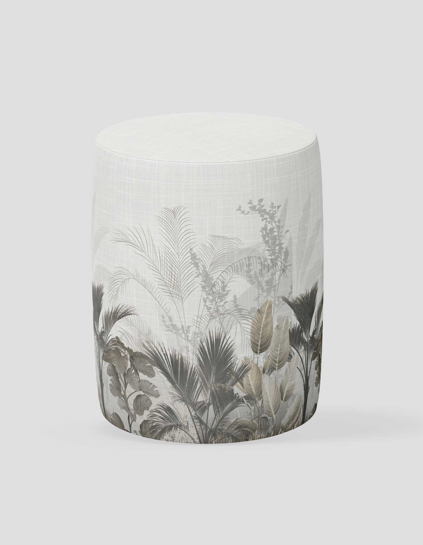 POUF-SH-15 Modern Design Round Fabric Buff - Model 15
