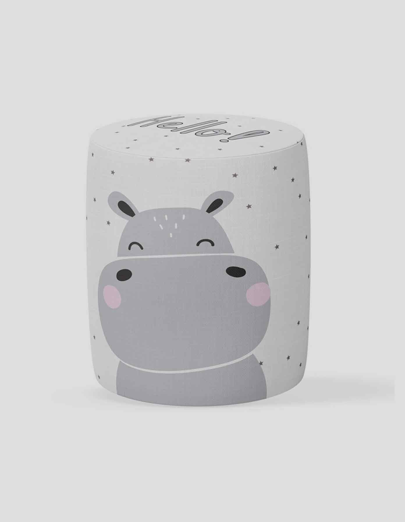 POUF-SH-173 بف دائري قماش بتصميم عصري – موديل 173