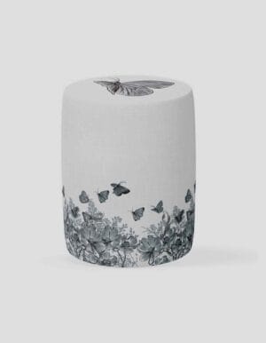 POUF-SH-216 Modern Design Round Fabric Buff - Model 216