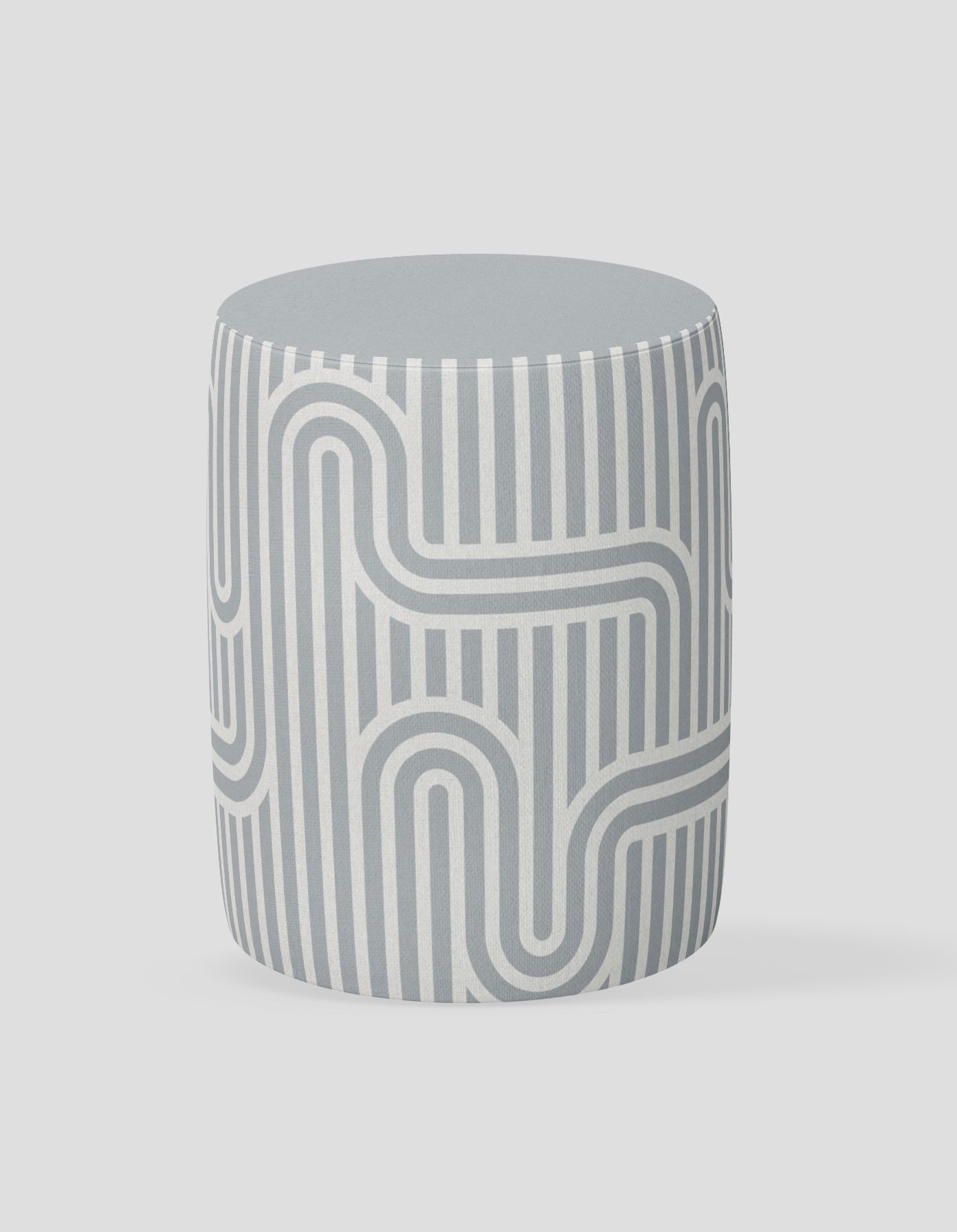 POUF-SH-270 Modern Design Round Fabric Buff - Model 270