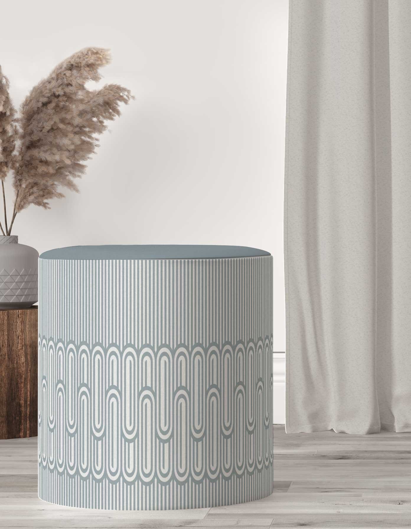POUF-SH-271_ بف دائري قماش بتصميم عصري – موديل 271