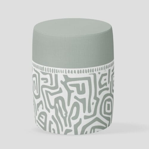 POUF-SH-280 بف دائري قماش بتصميم عصري – موديل 280