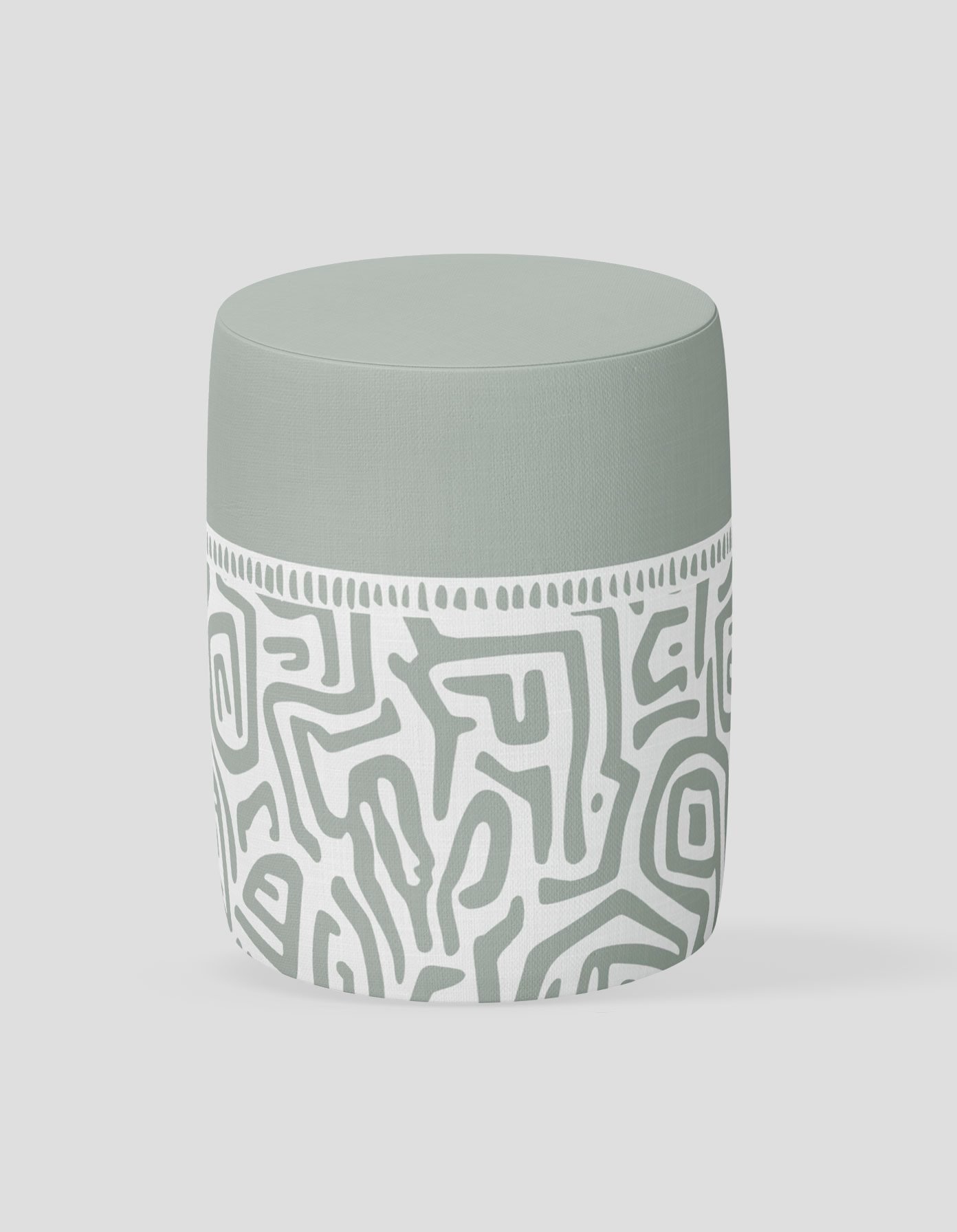 POUF-SH-280 بف دائري قماش بتصميم عصري – موديل 280