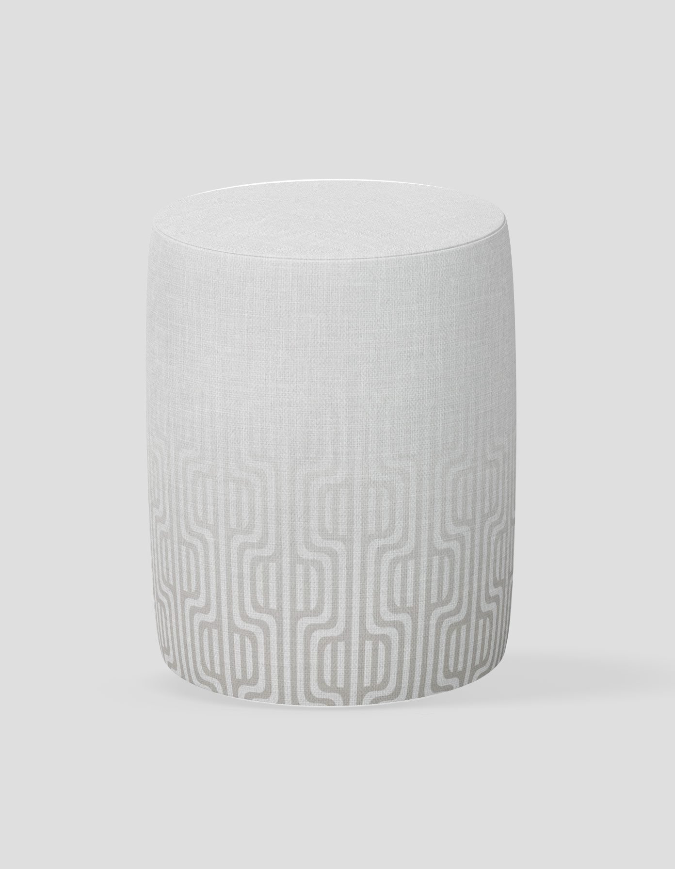 POUF-SH-287 بف دائري قماش بتصميم عصري – موديل 287