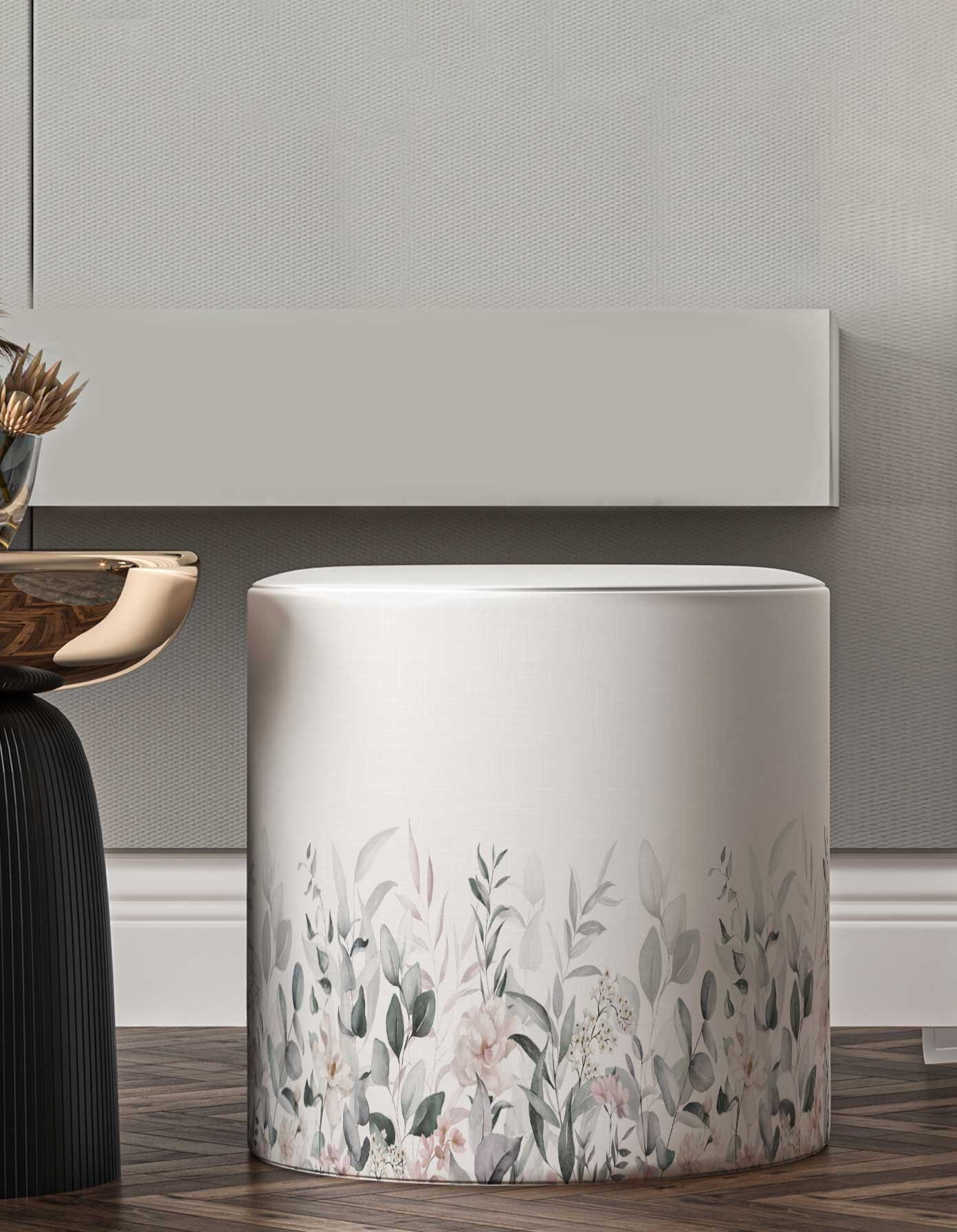 POUF-SH-290_ بف دائري قماش بتصميم عصري – موديل 290