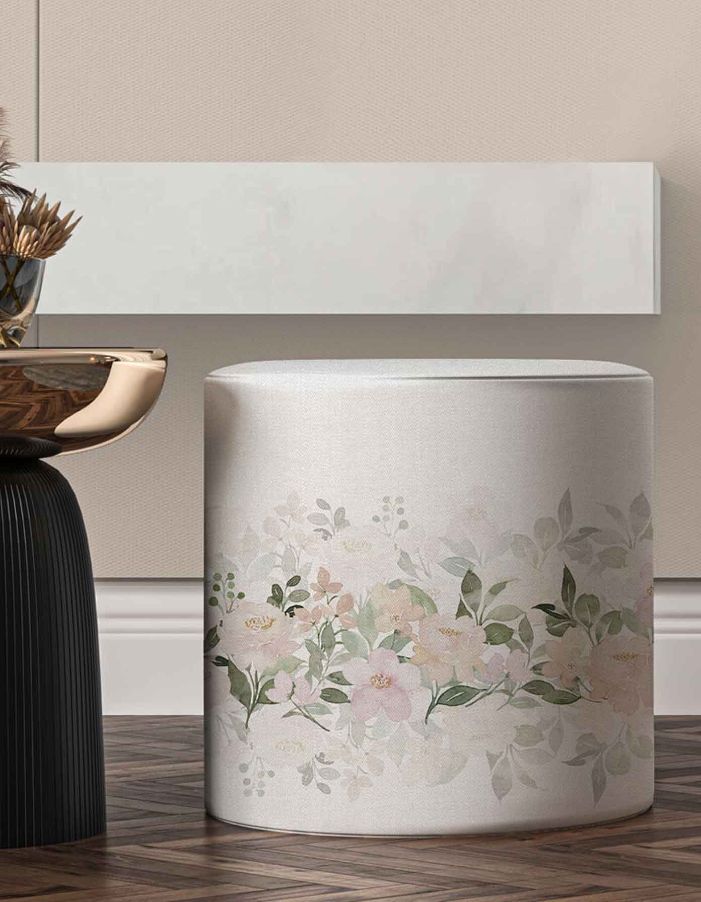 POUF-SH-78_ بف دائري قماش بتصميم عصري – موديل 78