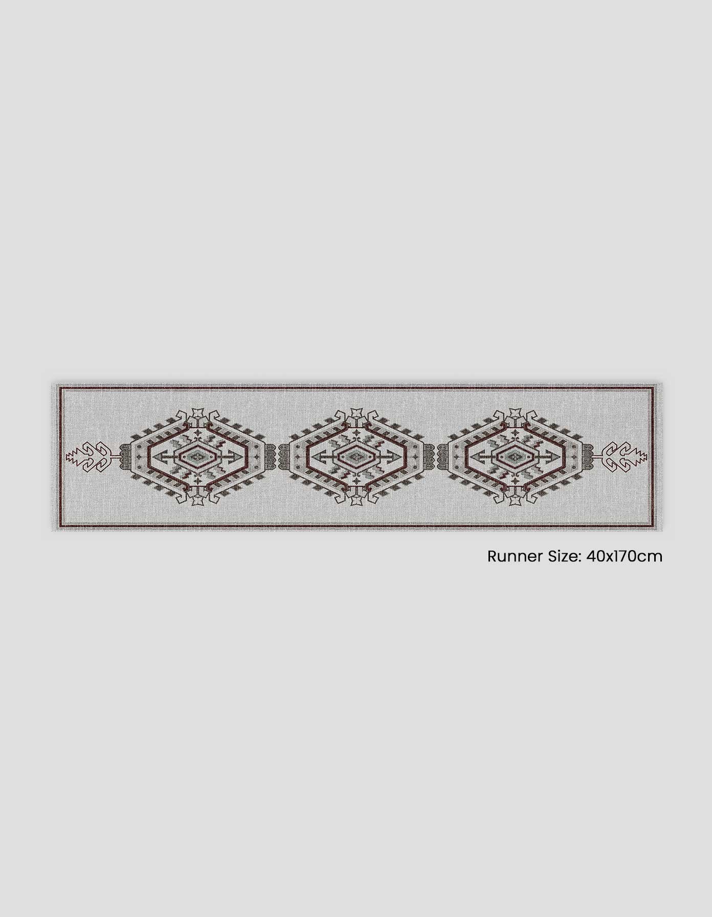 RANAR-SH-234_ رانر سفرة قماش مطبوع كود 234