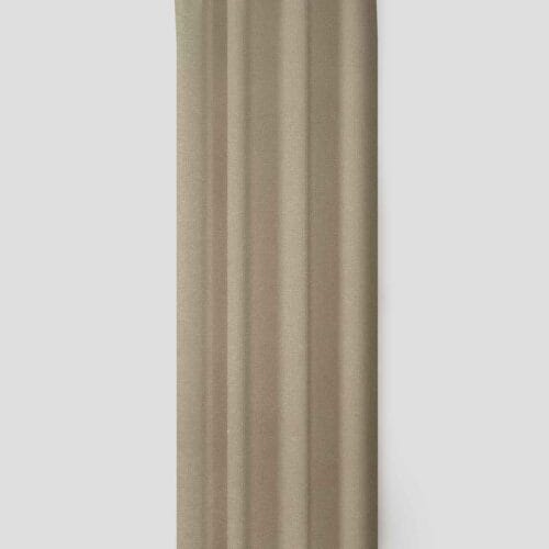 Lucien Beige Curtain - Chanel Ribbon/Rings