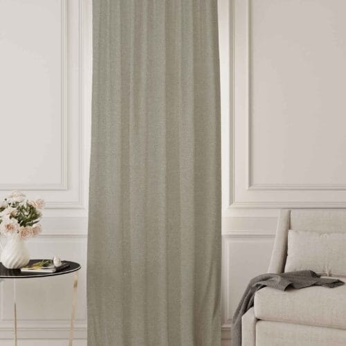 Lucien Grech curtain - Chanet ribbon/rings