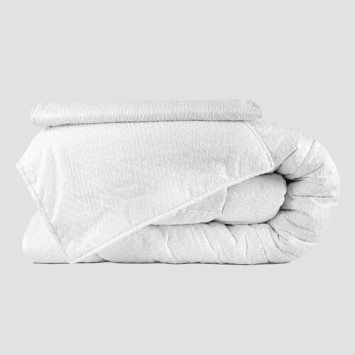 طقم لحاف مبطن كبير 220X240 اوف وايت كود 1