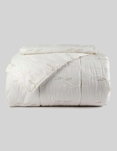 108151330408 Grande parure de lit matelassée 220 x 240 cm Blanc cassé Code 8