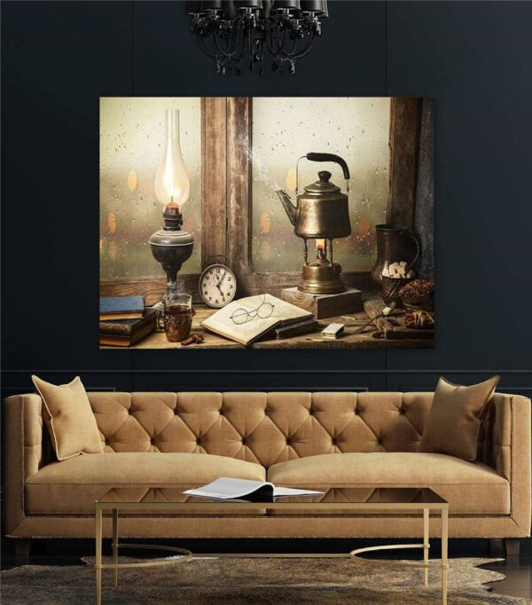 تابلوه MDF قماش تصميم 477 كلاسيكية