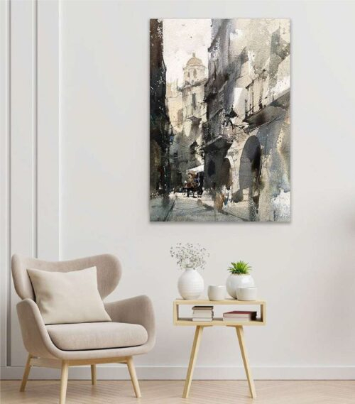 MDF canvas print, classic design 485