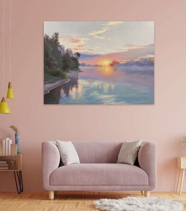 تابلوه MDF قماش تصميم 562 مناظر طبيعية