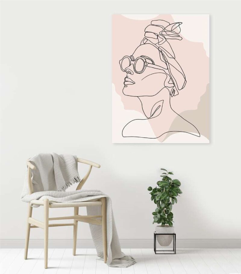 تابلوه MDF قماش تصميم 636 شخصيات