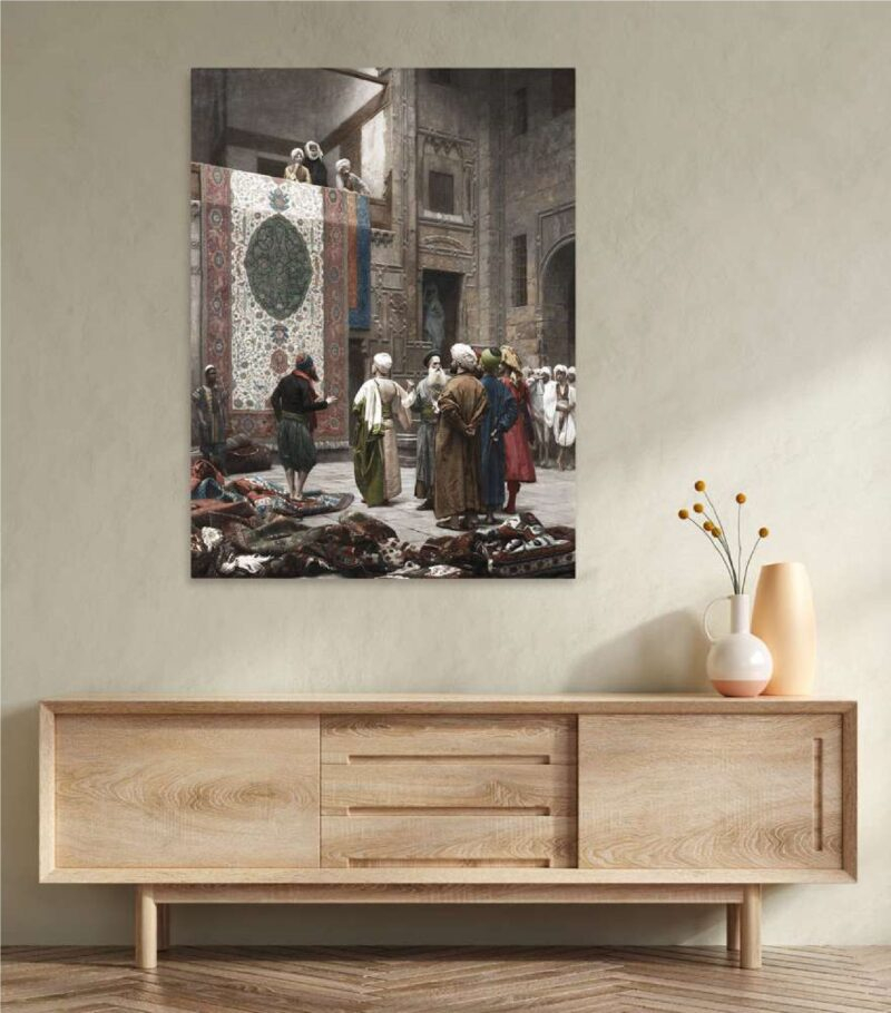 50300110100840 تابلوه MDF قماش تصميم 840 كلاسيكية