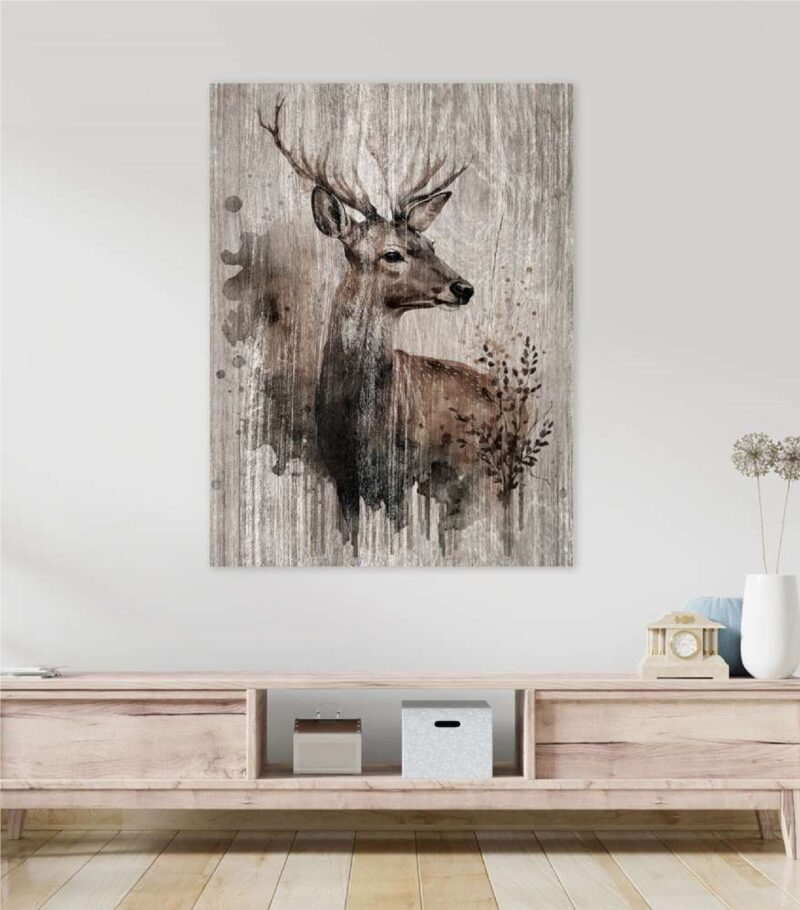 Animal-Themed MDF Fabric Wall Art