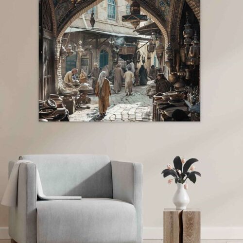 تابلوه قماش تصميم 075 كلاسيكية