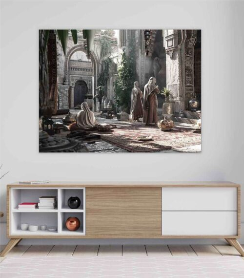 MDF canvas print, design 097, classic