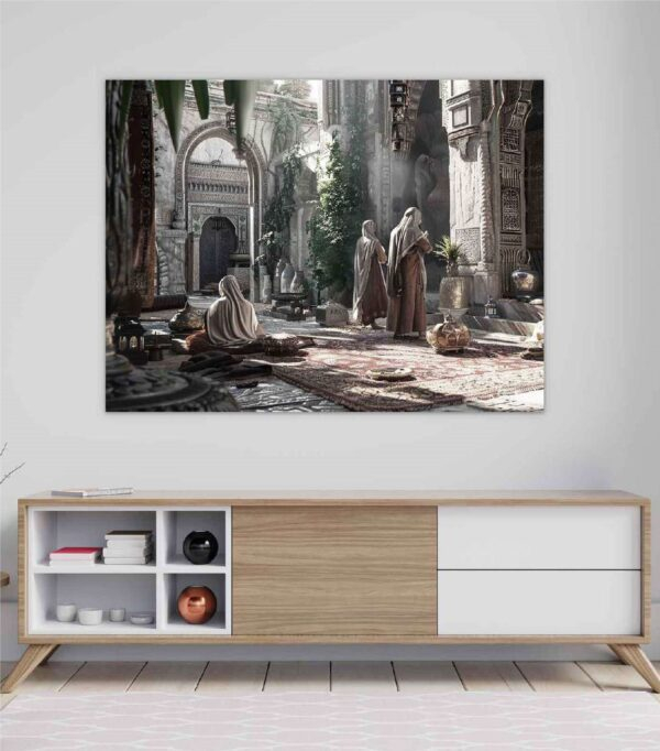 تابلوه MDF قماش تصميم 097 كلاسيكية