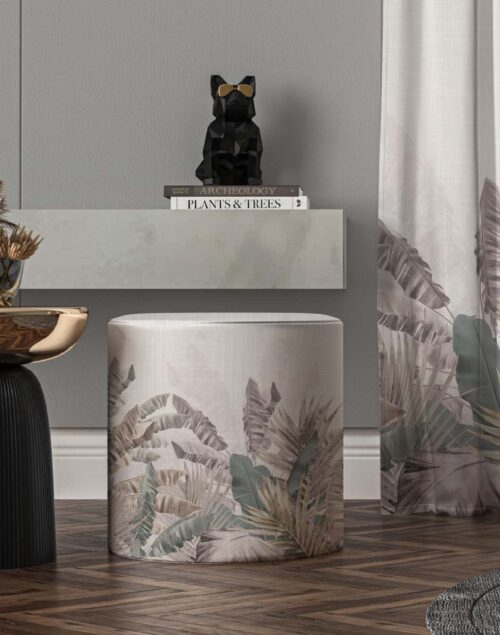 Modern Veron Round Pouf / Design 01