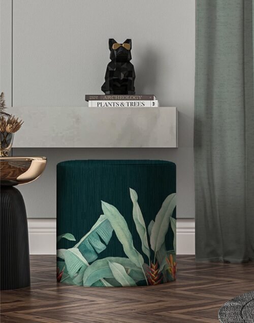 Veron Modern Round Pouf / Design 03