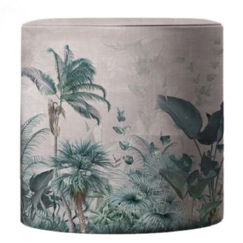 Veron Modern Round Pouf / Design 04
