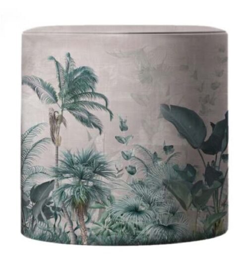 Veron Modern Round Pouf / Design 04