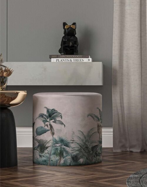 Veron Modern Round Pouf / Design 04