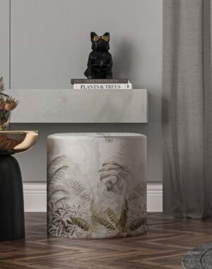Veron Modern Round Pouf / Design 05