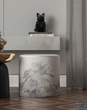 Veron Modern Round Pouf / Design 06