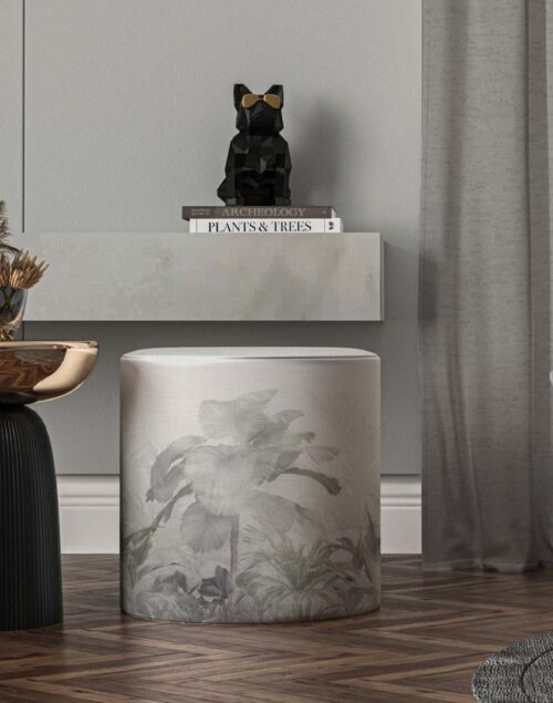 Veron Modern Round Pouf / Design 06