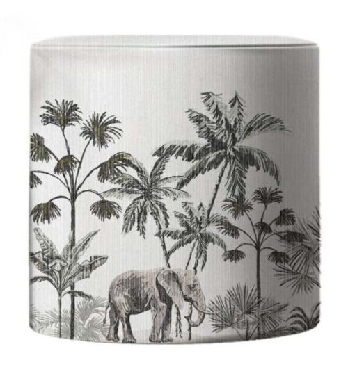 Veron Modern Round Pouf / Design 08