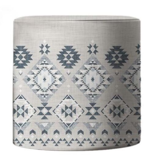 Veron Modern Round Pouf / Design 10