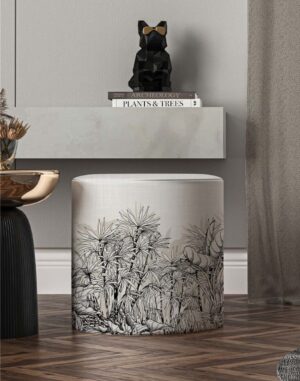 50400114200013 Veron Modern Round Pouf / Design 13