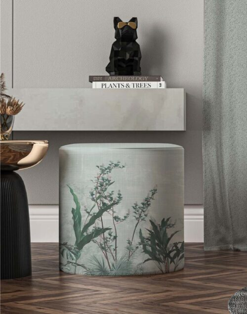 Veron Modern Round Pouf / Design 14
