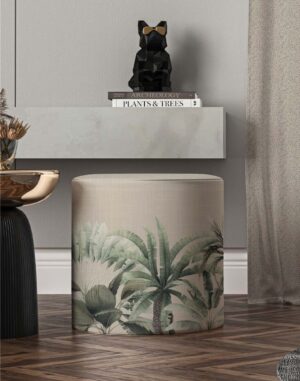 Veron Modern Round Pouf / Design 16