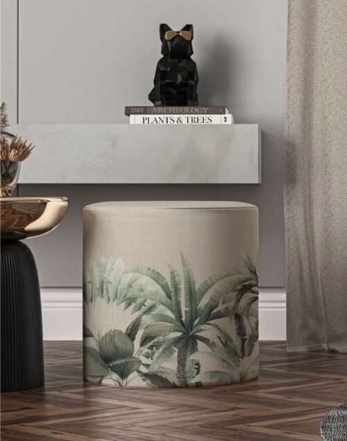 Veron Modern Round Pouf / Design 16