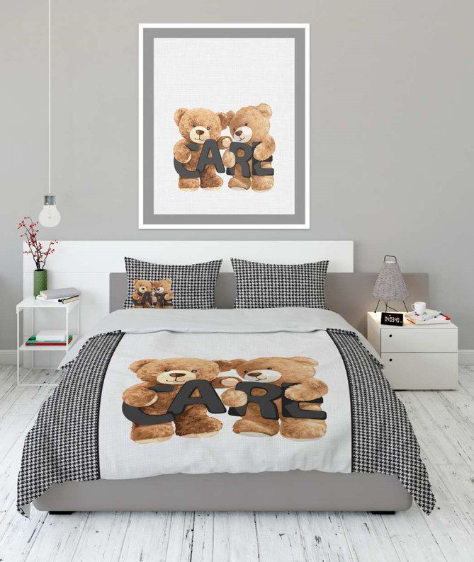 لحاف سرير ماريو 3 قطع / تصميم 013