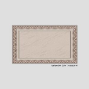 Printed tablecloth 135x250cm - Design 167