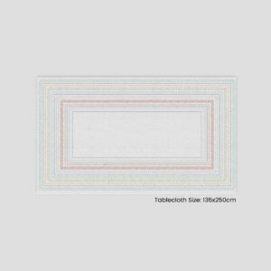 Printed tablecloth 135x250cm - Design 184