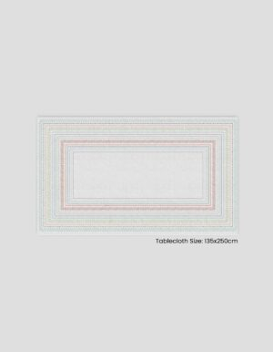 Printed tablecloth 135x250cm - Design 184