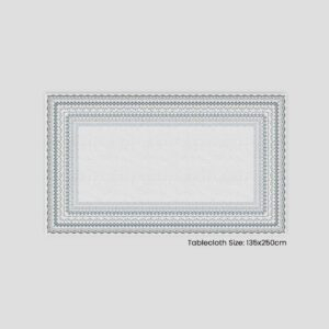 Printed tablecloth 135x250cm - Design 187
