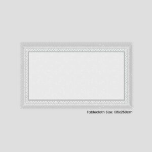 Printed tablecloth 135x250cm - Design 298