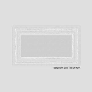 Printed tablecloth 135x250cm - Design 299