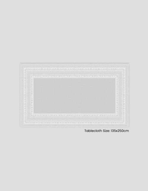 Printed tablecloth 135x250cm - Design 299