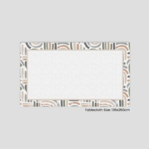 Printed tablecloth 135x250cm - Design 303