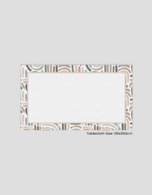 Printed tablecloth 135x250cm - Design 303