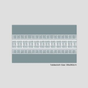 Printed tablecloth 135x250cm - Design 305